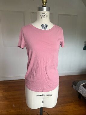 Madewell Soft Pink Short-Sleeve Crew Tee